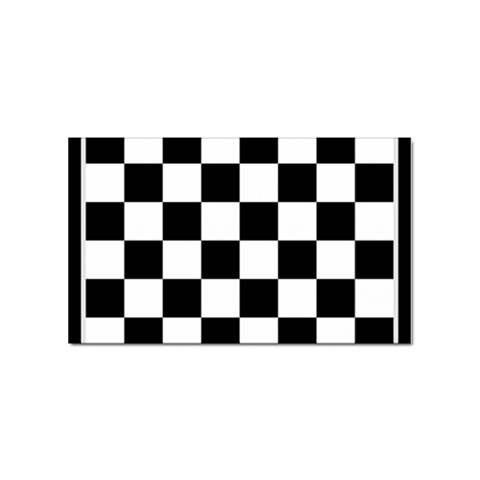 Chess Board Background Design Sticker Rectangular (100 pack) from ArtsNow.com Front