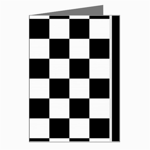 Chess Board Background Design Greeting Card from ArtsNow.com Left