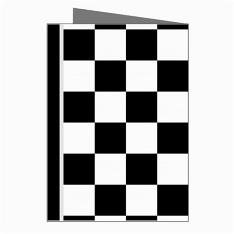 Chess Board Background Design Greeting Card from ArtsNow.com Right