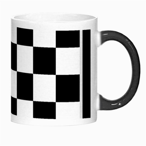 Chess Board Background Design Morph Mug from ArtsNow.com Right