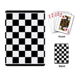 Chess Board Background Design Playing Cards Single Design (Rectangle)