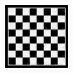 Chess Board Background Design Medium Glasses Cloth (2 Sides)