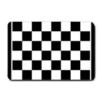 Chess Board Background Design Small Doormat
