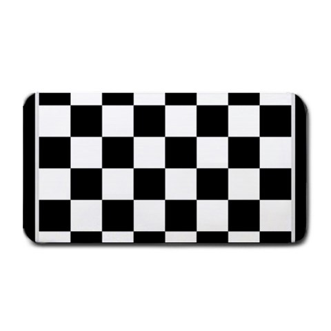 Chess Board Background Design Medium Bar Mat from ArtsNow.com 16 x8.5  Bar Mat