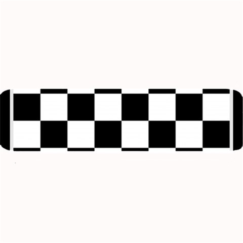 Chess Board Background Design Large Bar Mat from ArtsNow.com 32 x8.5  Bar Mat