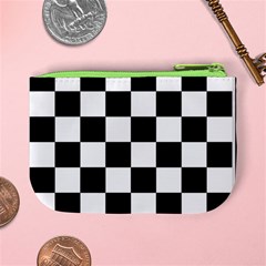 Chess Board Background Design Mini Coin Purse from ArtsNow.com Back