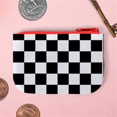 Chess Board Background Design Mini Coin Purse from ArtsNow.com Back