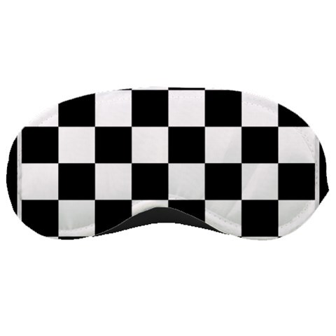 Chess Board Background Design Sleep Mask from ArtsNow.com Front
