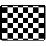 Chess Board Background Design Fleece Blanket (Medium)