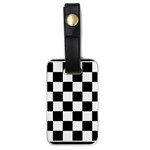 Chess Board Background Design Luggage Tag (one side)
