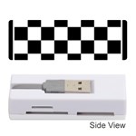 Chess Board Background Design Memory Card Reader (Stick)