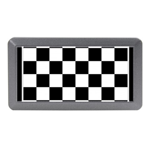 Chess Board Background Design Memory Card Reader (Mini) from ArtsNow.com Front