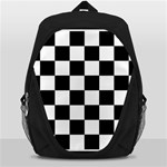 Chess Board Background Design Backpack Bag