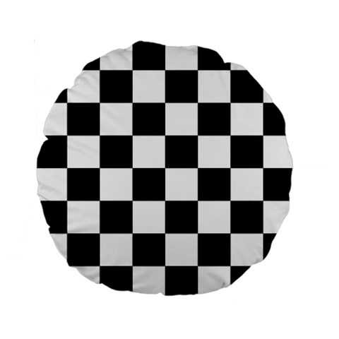 Chess Board Background Design Standard 15  Premium Round Cushions from ArtsNow.com Front