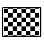 Chess Board Background Design Two Sides Fleece Blanket (Small)