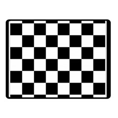 Chess Board Background Design Two Sides Fleece Blanket (Small) from ArtsNow.com 45 x34  Blanket Back