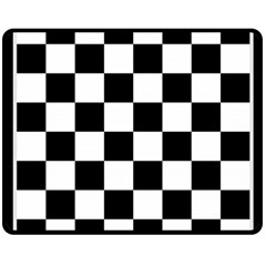 Chess Board Background Design Two Sides Fleece Blanket (Medium) from ArtsNow.com 58.8 x47.4  Blanket Back
