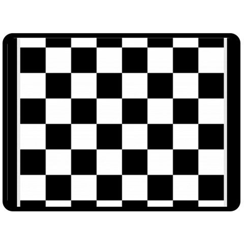 Chess Board Background Design Two Sides Fleece Blanket (Large) from ArtsNow.com 80 x60  Blanket Front