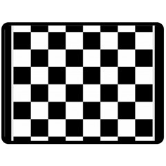 Chess Board Background Design Two Sides Fleece Blanket (Large) from ArtsNow.com 80 x60  Blanket Back