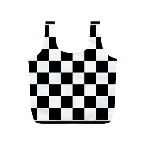 Chess Board Background Design Full Print Recycle Bag (S) from ArtsNow.com Front