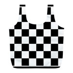 Chess Board Background Design Full Print Recycle Bag (L)