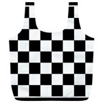 Chess Board Background Design Full Print Recycle Bag (XL)