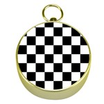 Chess Board Background Design Gold Compasses