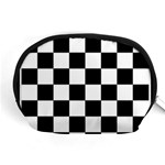 Chess Board Background Design Accessory Pouch (Medium)