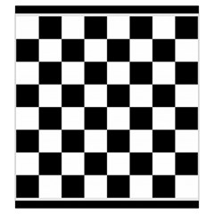 Chess Board Background Design Drawstring Pouch (Large) from ArtsNow.com Back