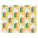 American Golden Ancient Totems Premium Plush Fleece Blanket (Large)
