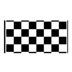 Chess Board Background Design Satin Wrap 35  x 70 
