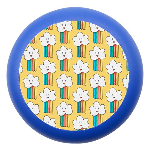 Smile Cloud Rainbow Pattern Yellow Dento Box with Mirror from ArtsNow.com Front