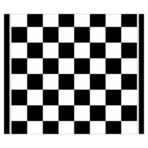 Chess Board Background Design Zipper Large Tote Bag from ArtsNow.com Front