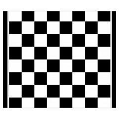 Chess Board Background Design Zipper Large Tote Bag from ArtsNow.com Front