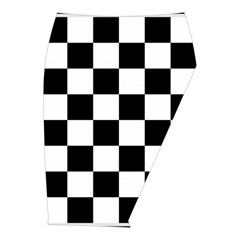 Chess Board Background Design Midi Wrap Pencil Skirt from ArtsNow.com  Front Right 