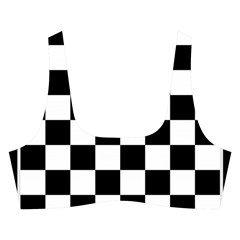 Chess Board Background Design Cross Back Hipster Bikini Set from ArtsNow.com Front