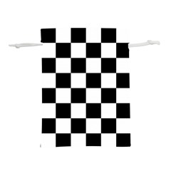 Chess Board Background Design Lightweight Drawstring Pouch (S) from ArtsNow.com Back
