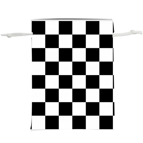 Chess Board Background Design Lightweight Drawstring Pouch (XL) from ArtsNow.com Front