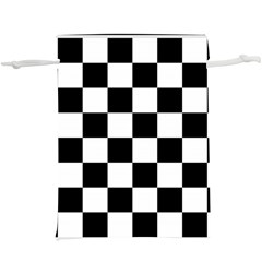Chess Board Background Design Lightweight Drawstring Pouch (XL) from ArtsNow.com Back