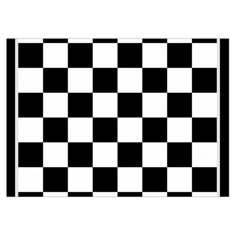Chess Board Background Design Wristlet Pouch Bag (Small) from ArtsNow.com Belt Loop
