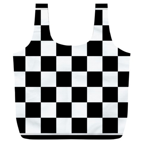 Chess Board Background Design Full Print Recycle Bag (XXL) from ArtsNow.com Front