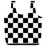 Chess Board Background Design Full Print Recycle Bag (XXXL)