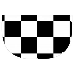 Chess Board Background Design Make Up Case (Medium) from ArtsNow.com Side Left