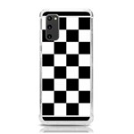 Chess Board Background Design Samsung Galaxy S20 6.2 Inch TPU UV Case