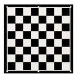 Chess Board Background Design Banner and Sign 4  x 4 