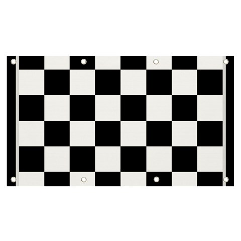 Chess Board Background Design Banner and Sign 7  x 4  from ArtsNow.com Front