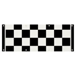 Chess Board Background Design Banner and Sign 8  x 3 