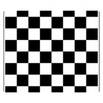 Chess Board Background Design Premium Plush Fleece Blanket (Small)
