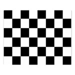 Chess Board Background Design Premium Plush Fleece Blanket (Large)