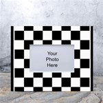 Chess Board Background Design White Tabletop Photo Frame 4 x6 
